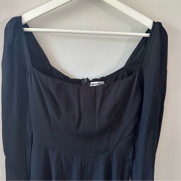 Reformation Sigmund Dress Black - Picture 5 of 10